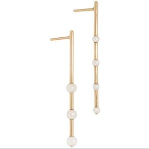 Catbird “Rhythm Drops” 14K gold earrings